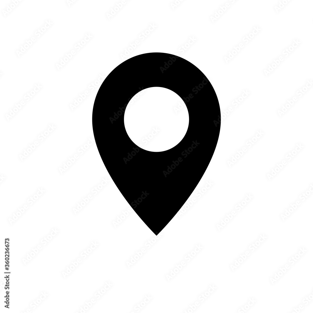 Pin Location Mark Sign Icon Vector Illustration Pin Location Mark Sign Icon Vector Illustration