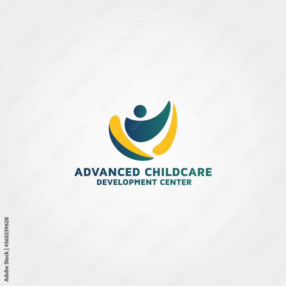 Childcare Development logo design template idea Childcare Development logo design template idea