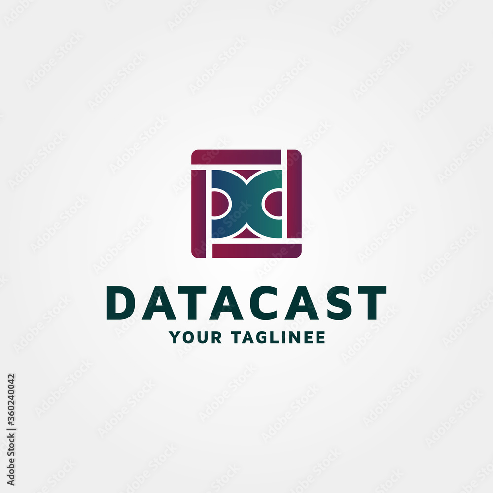 Letter DC vector logo design template Letter DC vector logo design template
