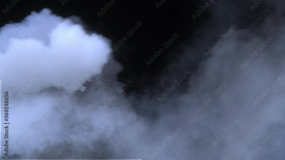 Atmospheric smoke VFX element. Haze background. Abstract smoke cloud. Smoke in slow motion on black background. Atmospheric smoke VFX element. Haze background. Abstract smoke cloud. Smoke in slow motion on black background.