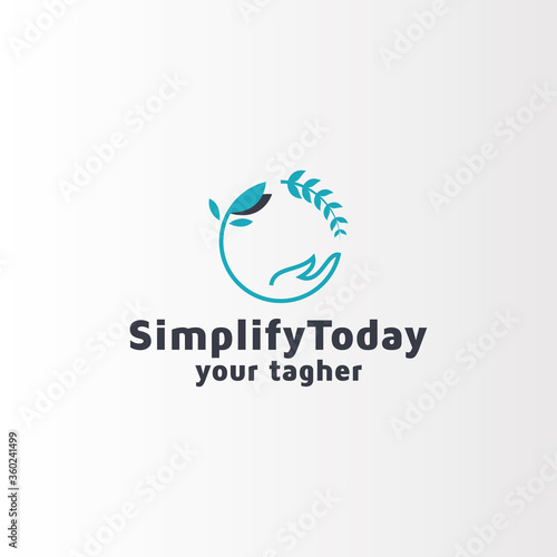 mental health, diet, self-improvement vector logo