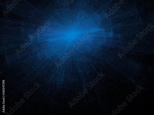 Cosmic abstract background. Colorful smoke, ink water, pattern universe. Abstract color divine blue