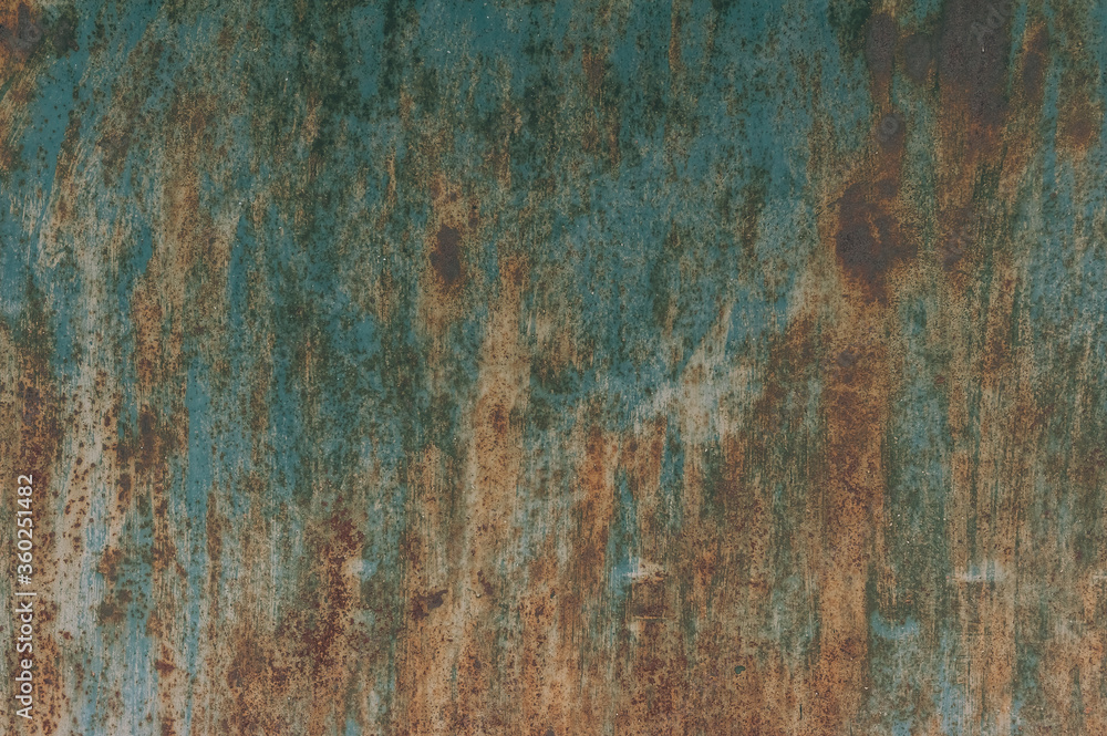 Abstract metal texture background. Old surface in rust and dirt in green color. Abstract metal texture background. Old surface in rust and dirt in green color.