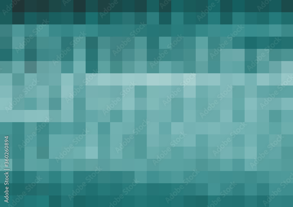 Fototapeta premium seamless pattern, background, texture, stained glass, glass, shards, pixels, mosaic, squares, blue, turquoise, graphics, lines, print, photo background, dark background, summer,spring, textiles, 