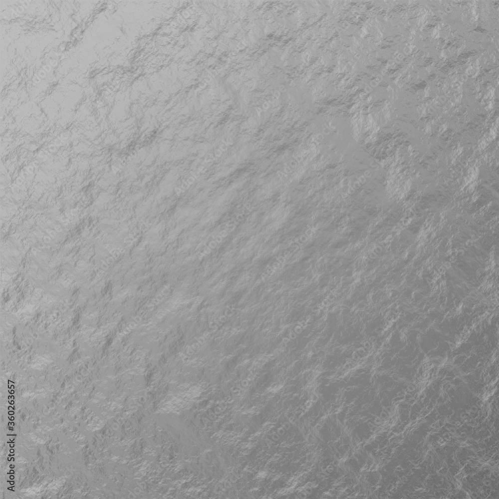 Naklejka premium abstract silver foil background with light reflections. Golden textured wall illustration 