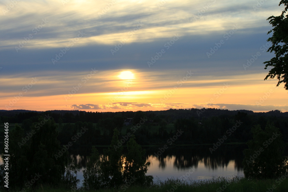 Obraz premium sunset 