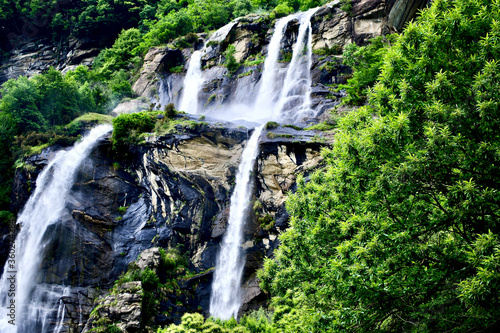 acquaragia waterfalls in valchiavenna Sondrio