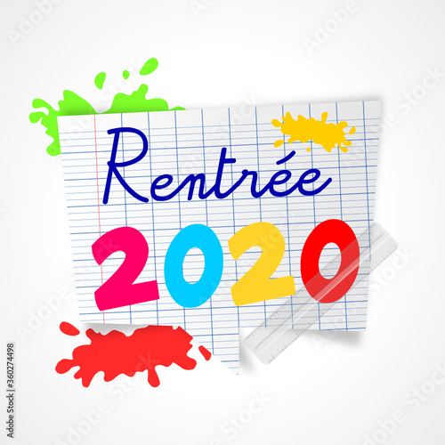 bulle rentrée scolaire 2020 2021