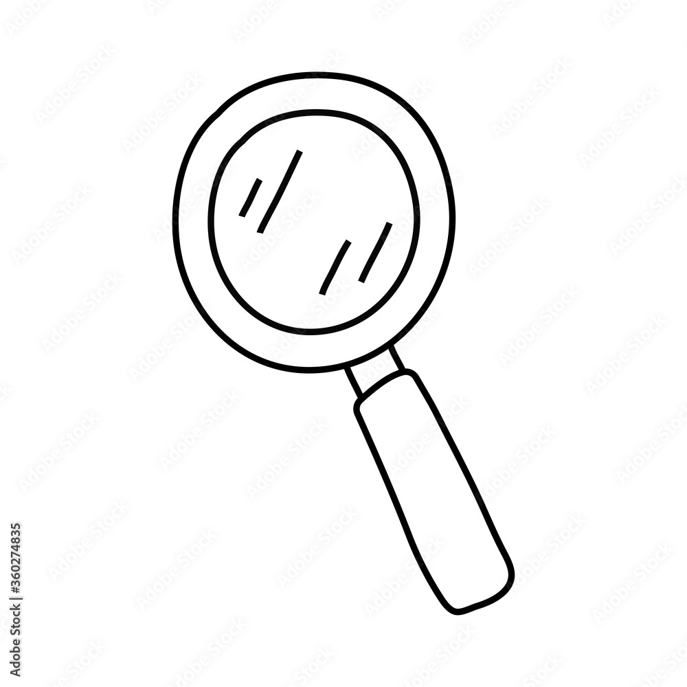 magnifying glass line style icon magnifying glass line style icon