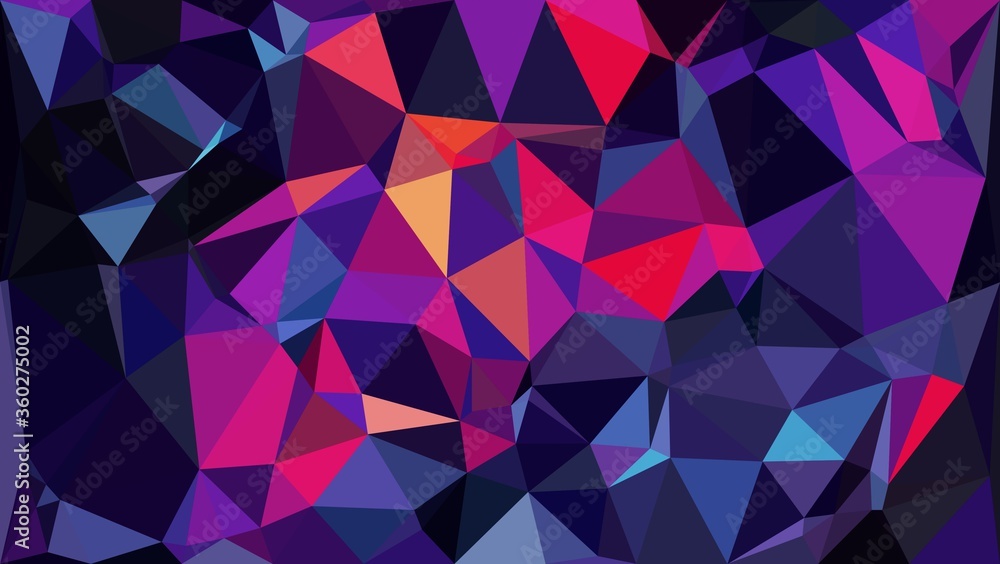 Fototapeta premium Abstract Colorful Geometrical Artwork,Abstract Graphical Art Background Texture,Modern Conceptual Art, Synthwave Aesthetic Poster Print,3D Rendering,3D Illustration