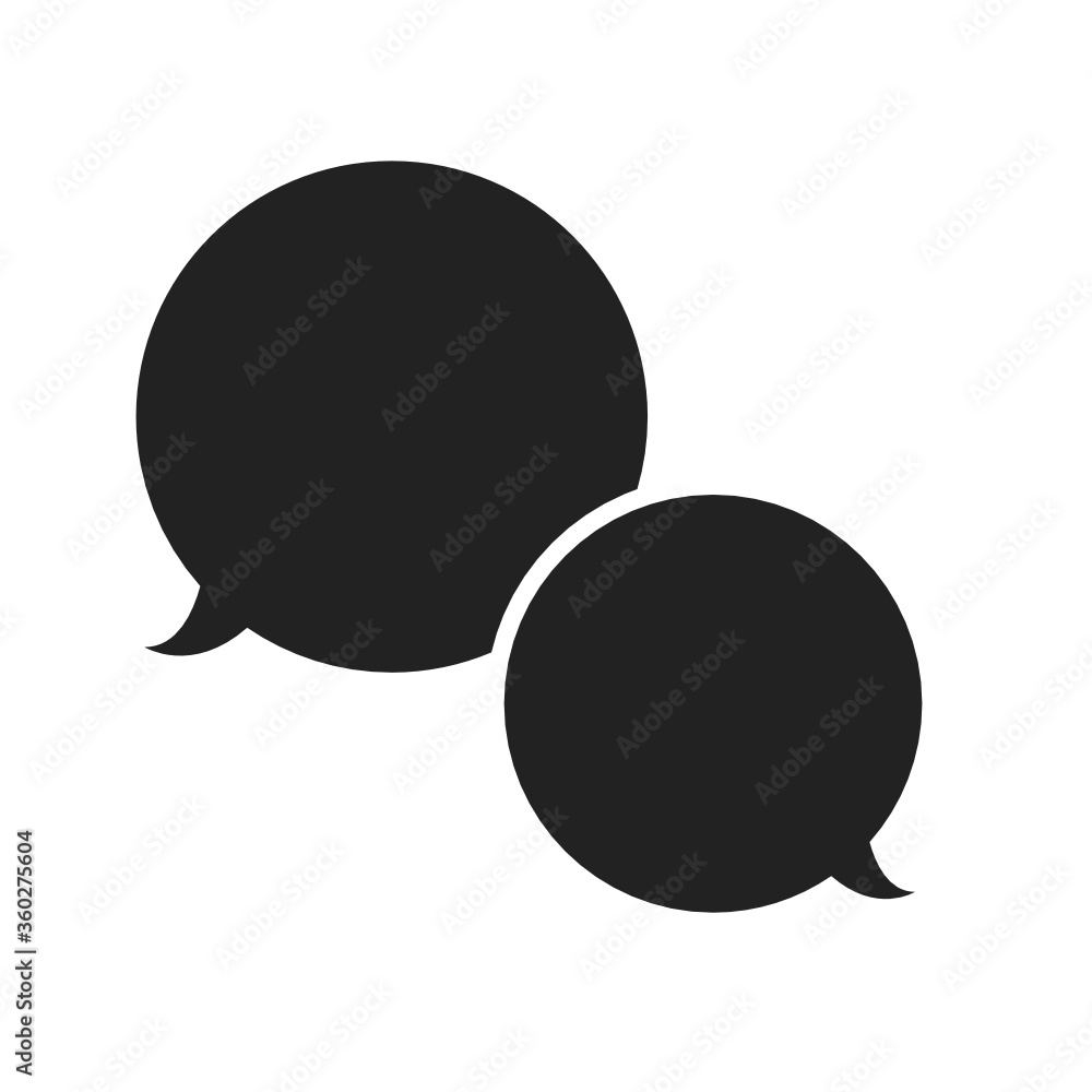 Speech Bubble, Text Bubble, Quote Bubble Icon Vector Illustration Background Speech Bubble, Text Bubble, Quote Bubble Icon Vector Illustration Background
