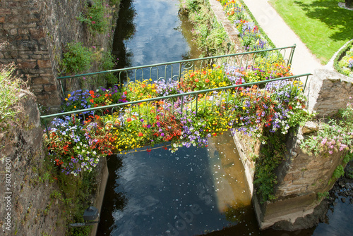 Flower walkway in Vannes