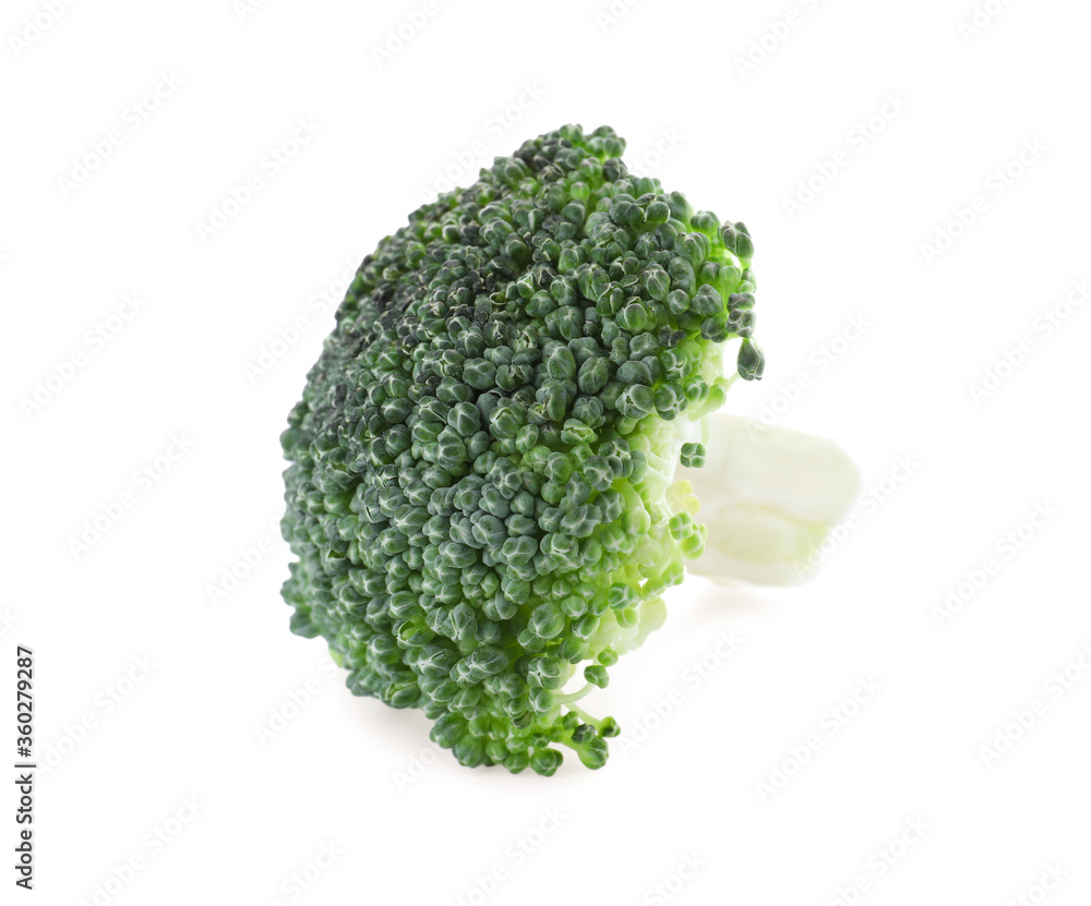 Fresh green broccoli isolated on white. Organic food Fresh green broccoli isolated on white. Organic food