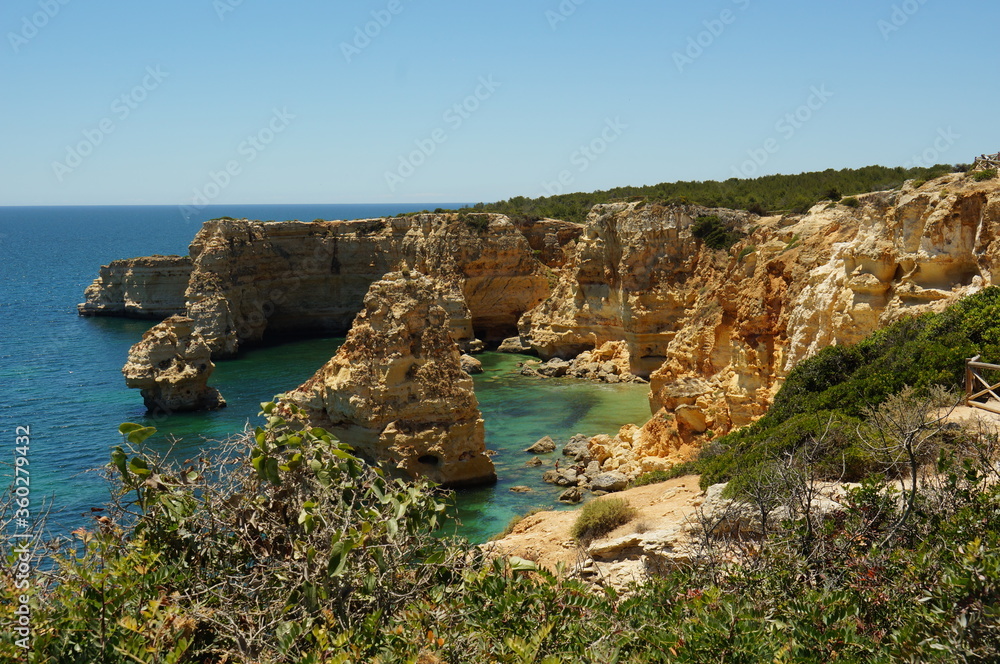 The beautiful Algarve beaches and coast
