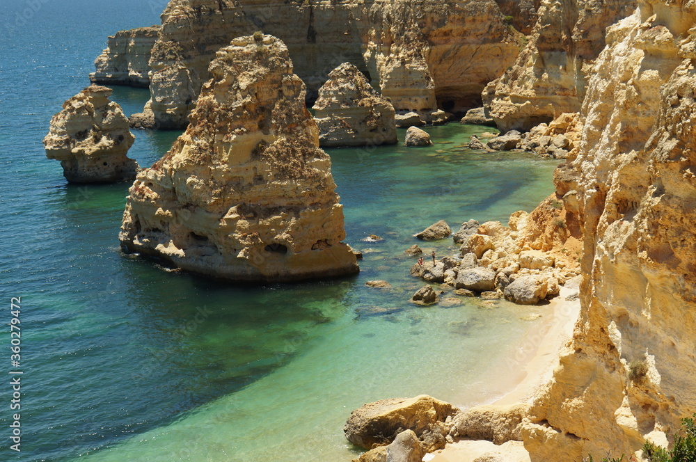 The beautiful Algarve beaches and coast