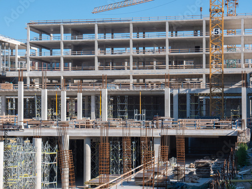 Construction site without people