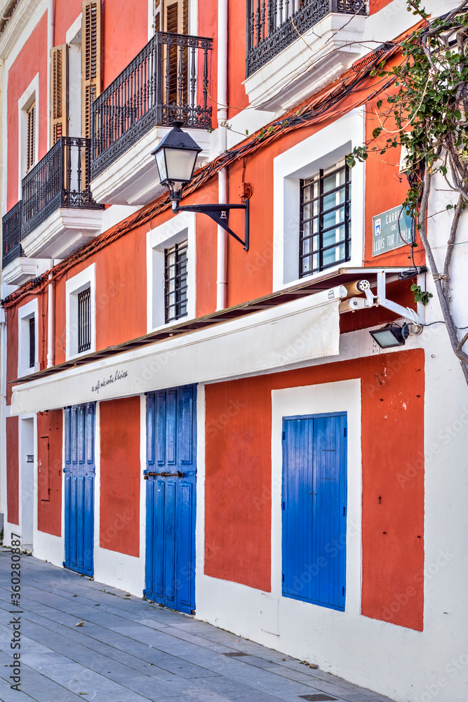 Dalt Vila old town, Ibiza, Balearic Islands, Spain Dalt Vila old town, Ibiza, Balearic Islands, Spain
