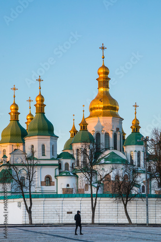 St. Sophia's Cathedral, Sofiyivska Square, Kiev (Kyiv), Ukraine photo