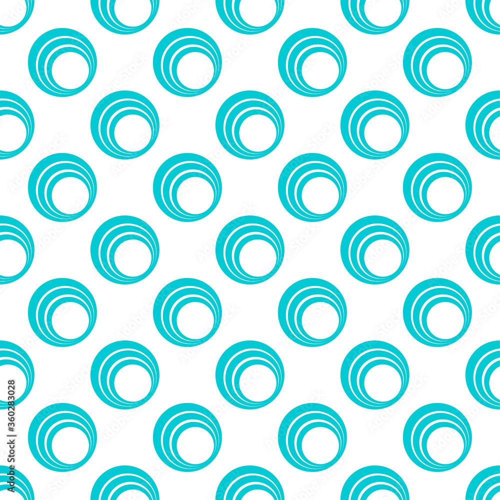 Turquoise pattern on white seamless background. Turquoise pattern on white seamless background.