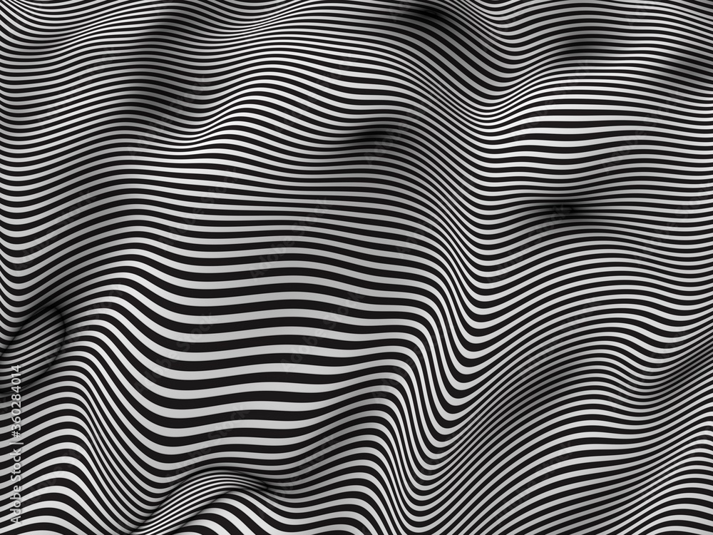 abstract striped background 3d rendering
