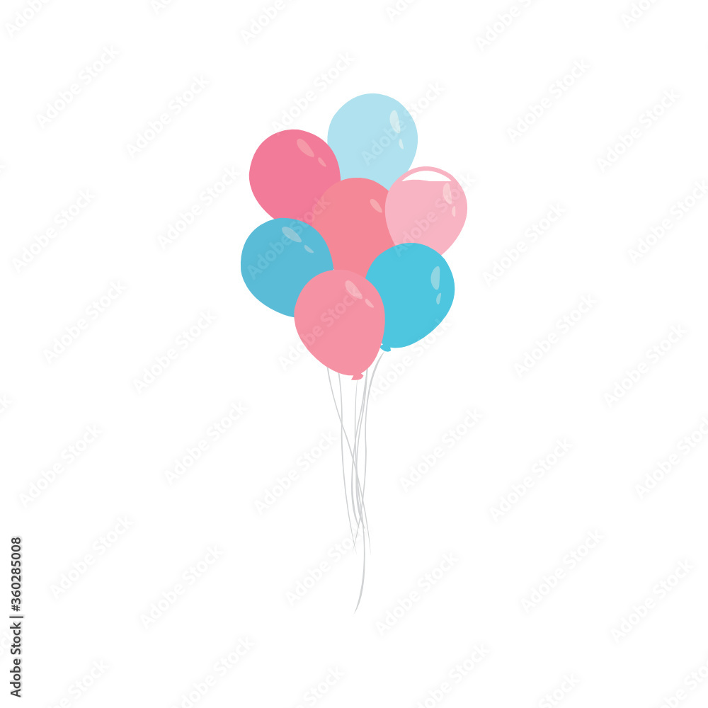 Colorful Ballons, Gender Reveal Balloons, Birthday Party Decor, Party ...
