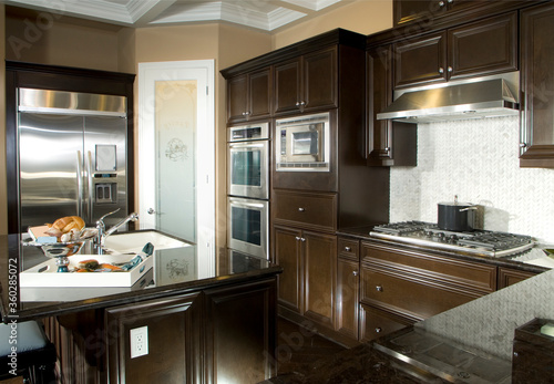 Kitchen Interior with appliances