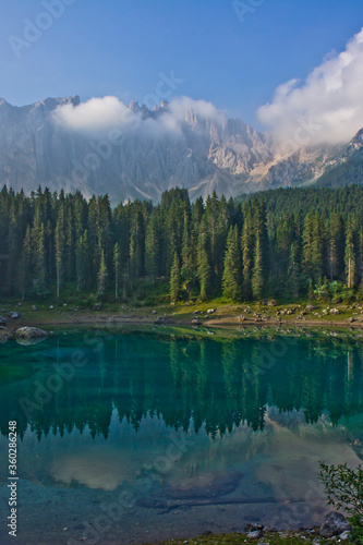 Lake Carezza, Italy, Europe