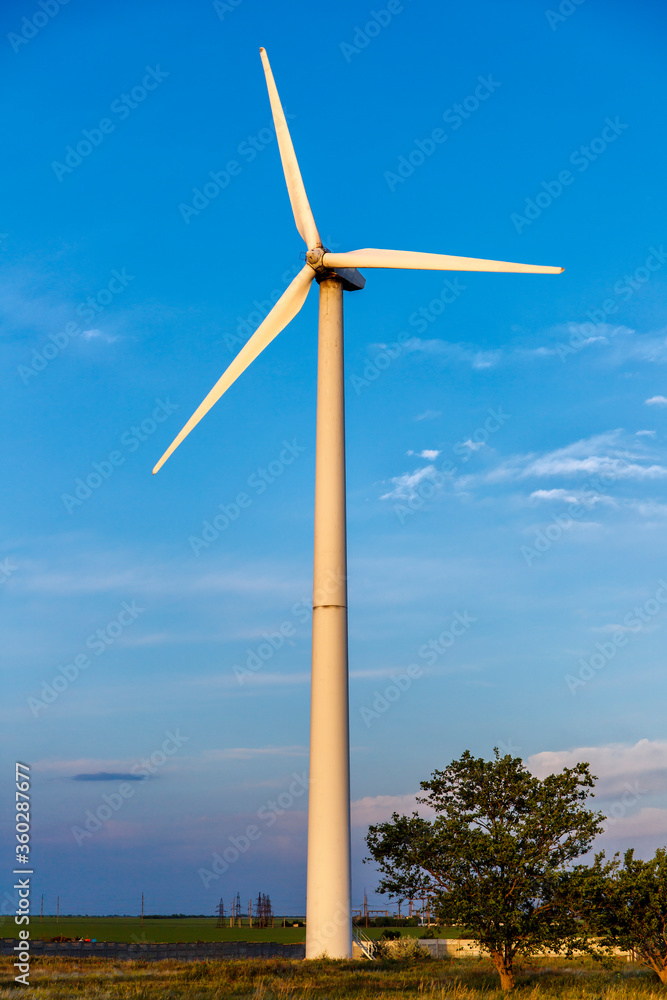 Large windmill for electricity generation. Large windmill for electricity generation.