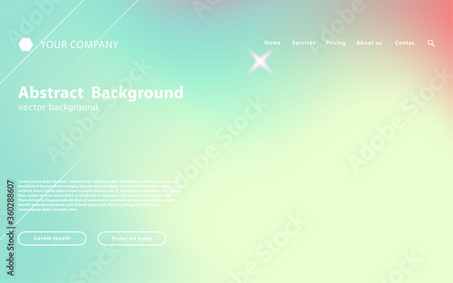 modern colorful abstract landing page background. landing page template,gradient background template,abstract background,user interface background,vector illustration.