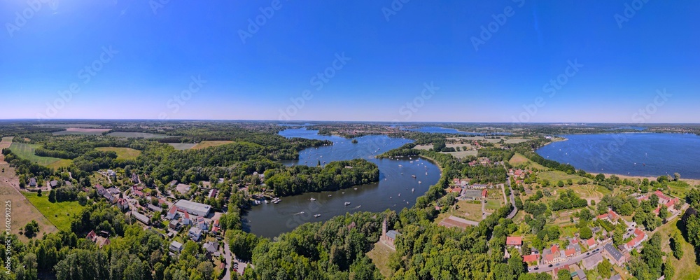 Naklejka premium drohnen Luftbildaufnahme, Luftbildaufnahme