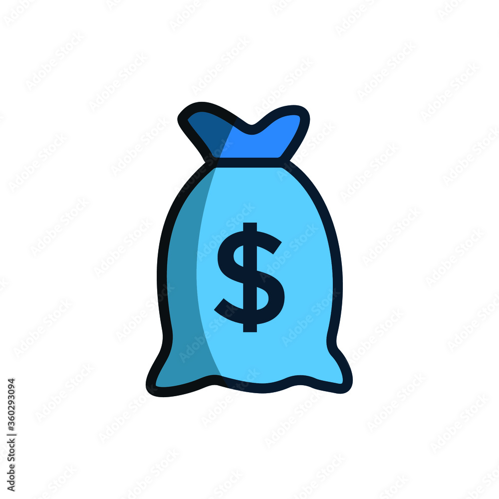 money bag icon vector illustration design money bag icon vector illustration design