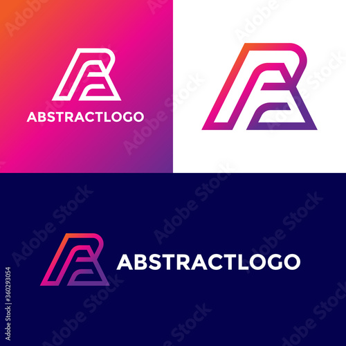 letter AP or PA logo unique icon creative modern design. A and P initial based good looking font monogram.