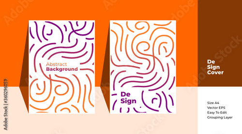 Paper A4 concept for cover templates with 100% vector, for company profile, poster, book cover, flyer, advertise, product promotion, social media, invitation and other.