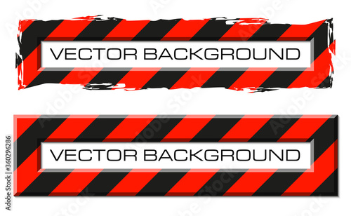 Colloquial cloud on a rectangular background. Square banner. Three speech bubbles. Volumetric die for labels. Abstract vector banner. Design shape. Rectangle form. Volume lettering dies.