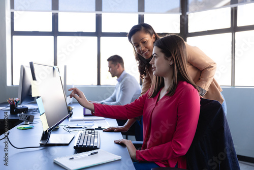 Business people working together in office