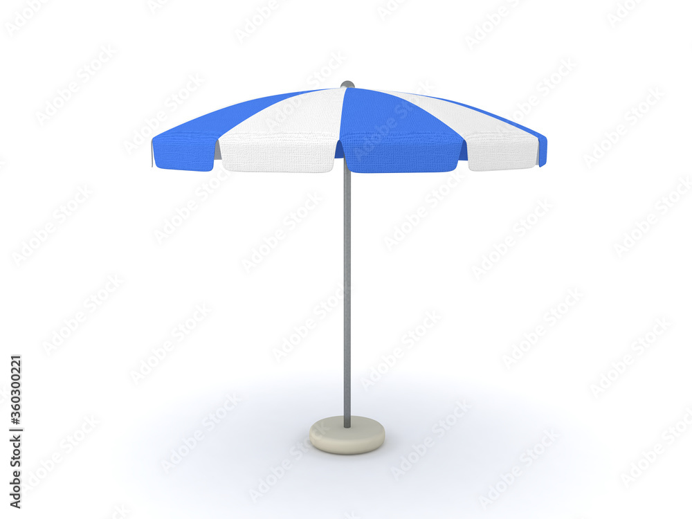 Obraz premium 3D Rendering of a terrace umbrella