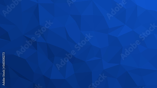 Abstract geometric background with shades of blue. Template for web and mobile interfaces, infographics, banners, advertising, applications. © Gass