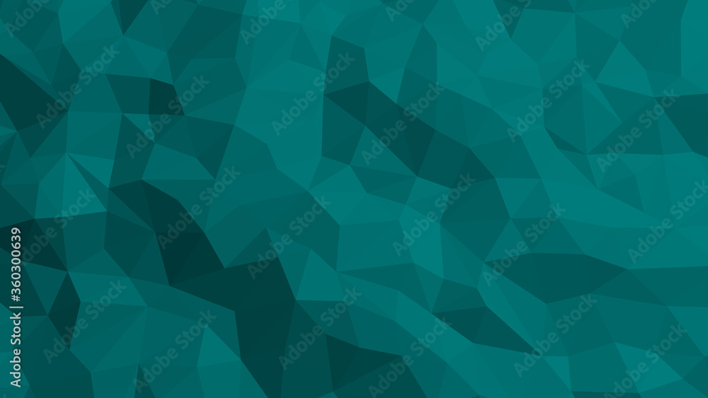 Obraz premium Abstract geometric background with shades of teal. Template for web and mobile interfaces, infographics, banners, advertising, applications.
