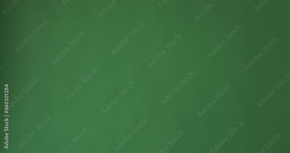 Happy male mime artist waving hand and greeting over green background