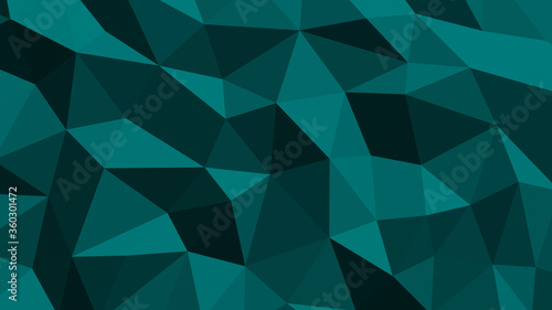 Abstract geometric background with shades of teal. Template for web and mobile interfaces, infographics, banners, advertising, applications.
