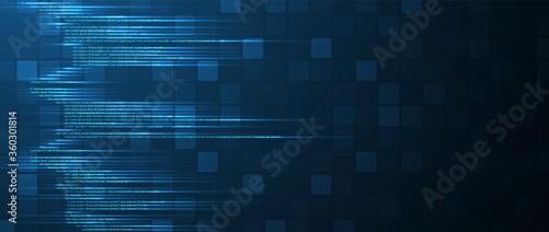 Software development abstract technology code and script background