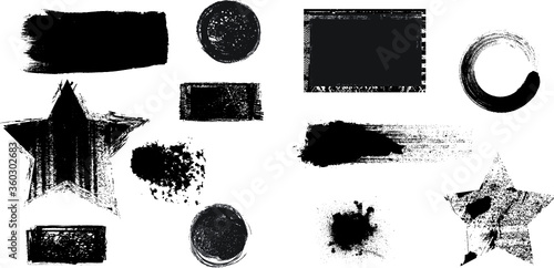 Grunge design elements . vector