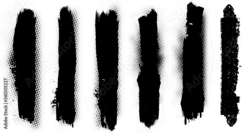 Grunge stripes . Vector texture