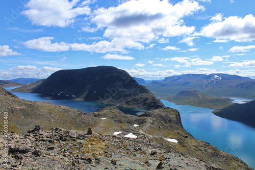 Norway, Norwegen, Jotunheimen, Besseggen, Besseggengrat, Besseggi, Track, Wanderung photo