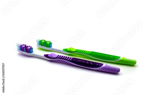 Two toothbrushes