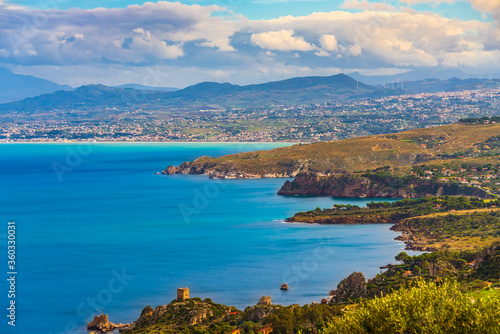 Zingaro Nature Reserve, near San Vito Lo Capo in the Sicilian region of Trapani, Italy. 