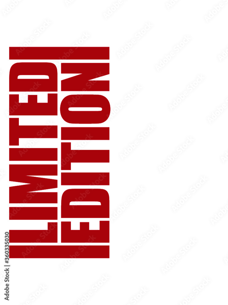 Logo Limited Edition Rote Logo Limited Edition Rote