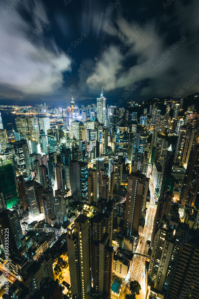 Fototapeta premium Hong Kong at Night