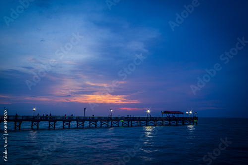 Sunset over Pier