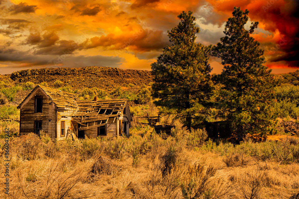 Abandoned Homestead in Eastern Washington